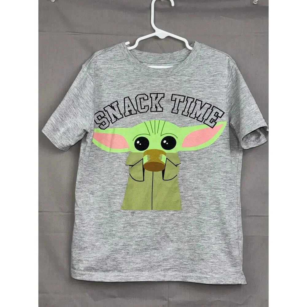 Star Wars Girls Snack Time The Child/Grogu Shirt, Size 7/8